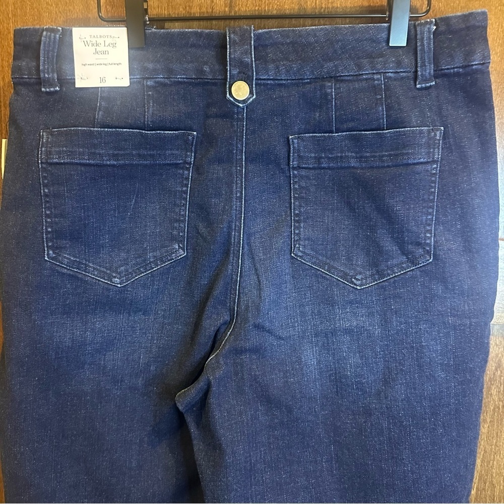 Talbots Dark Blue Flare Jeans - Picture 7 of 7
